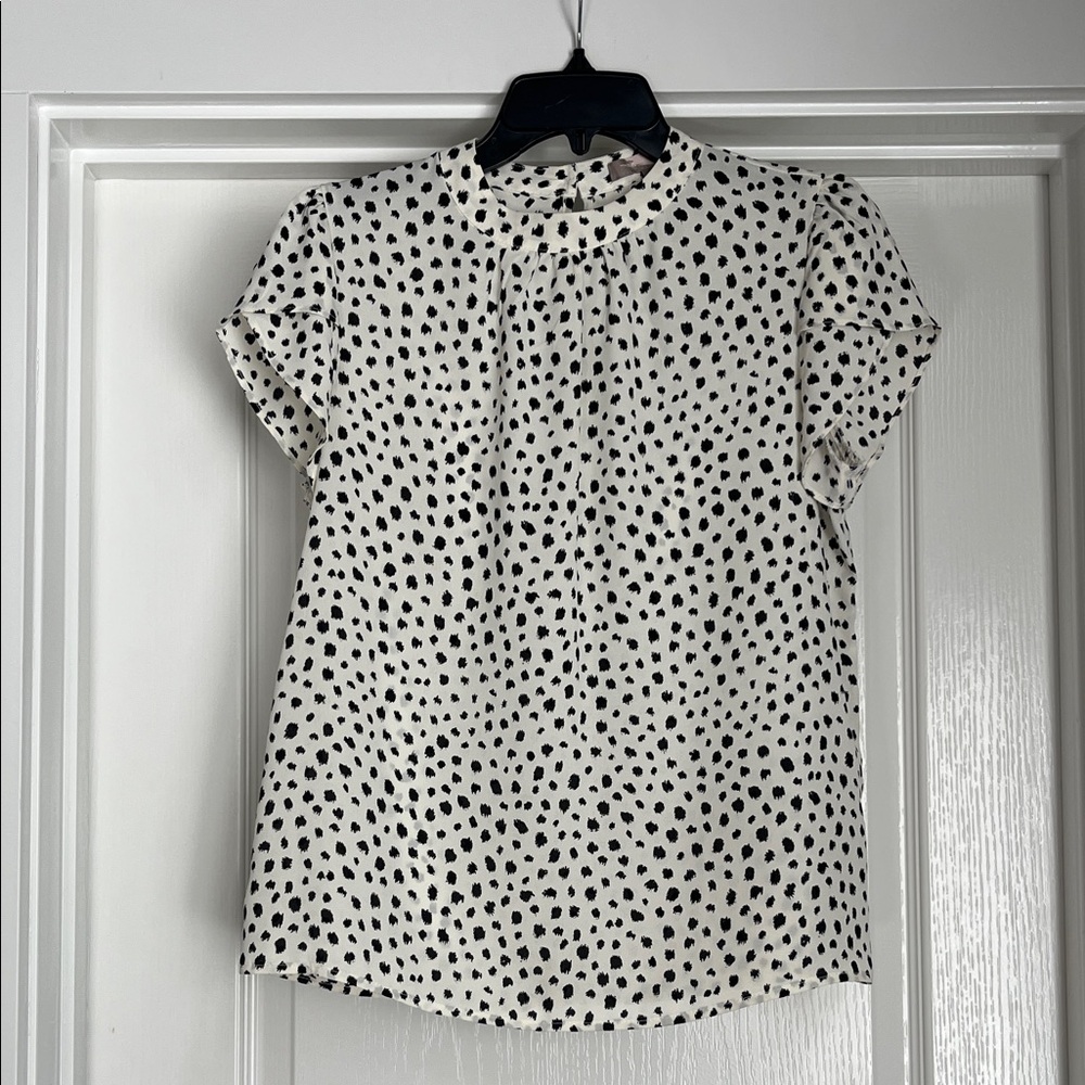 Forever 21 Black and White Spotted top.